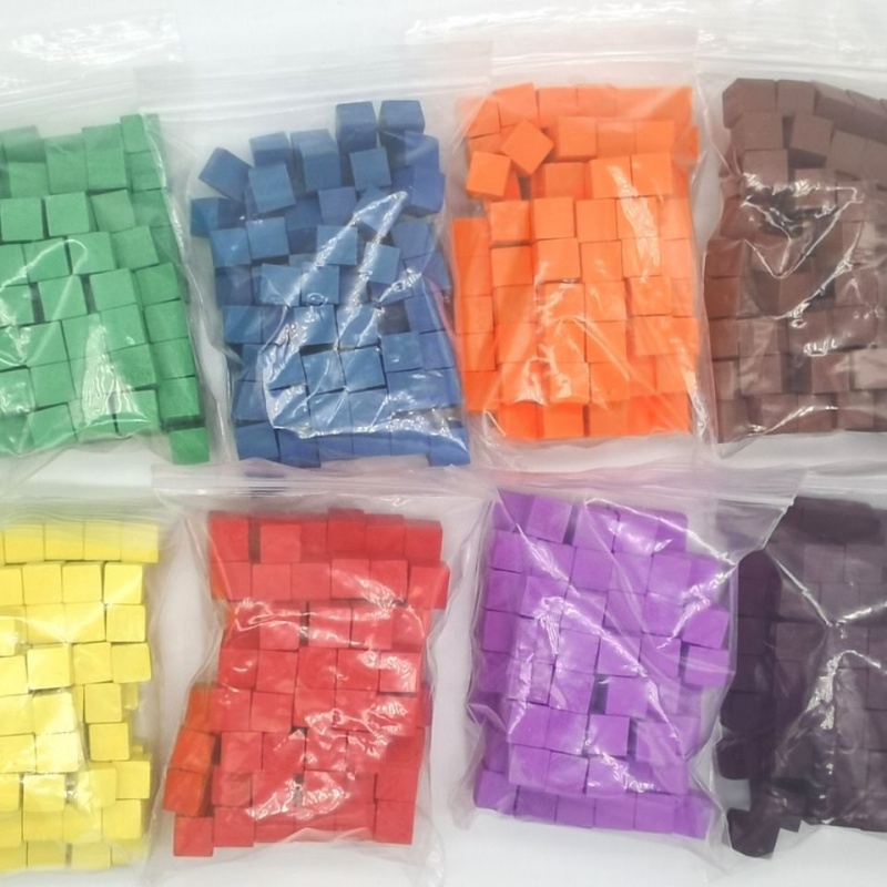 Board Game Vector - 100 unids/lote 10mm cubos de madera