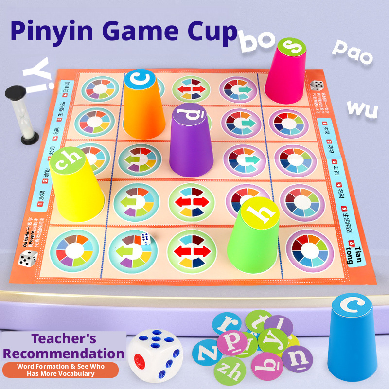 Board Game Quarto - Juego de mesa chino Pinyin para