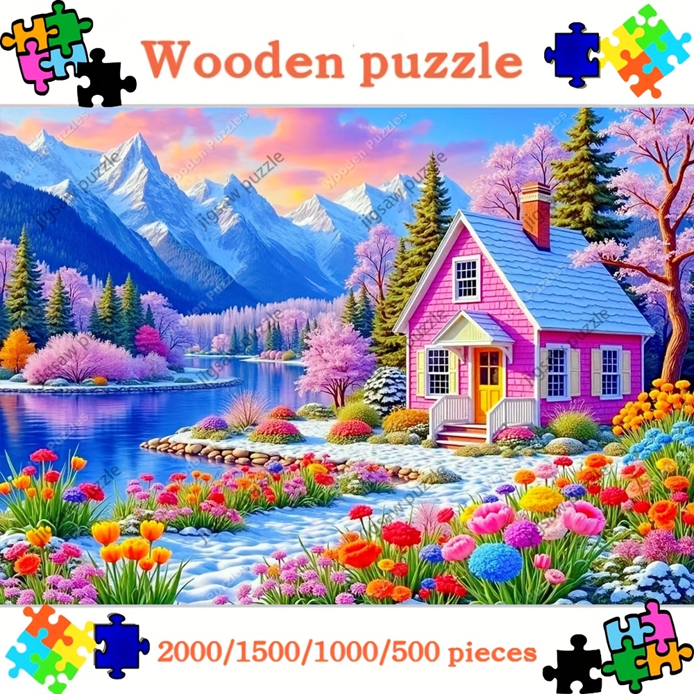 Jigsaw Puzzle Adult - Rompecabezas de madera para adultos, 2000/1500/1000/500