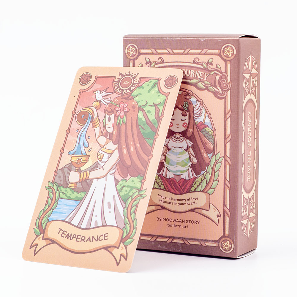Board Game Illustrator - Joyful Journey Tarot Deck -Juego de
