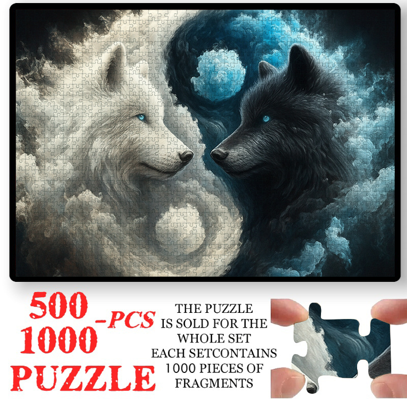 Jigsaw Puzzle Adult - Rompecabezas temático de Tai Chi Yin-Yang