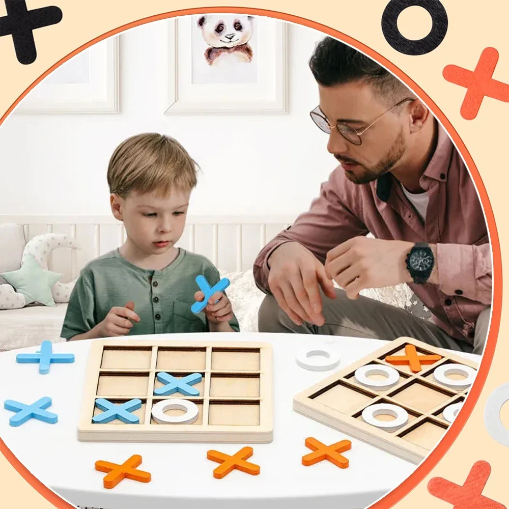 Juego de madera XO Tic Tac Toe - Board Game Quarto reseña y precio