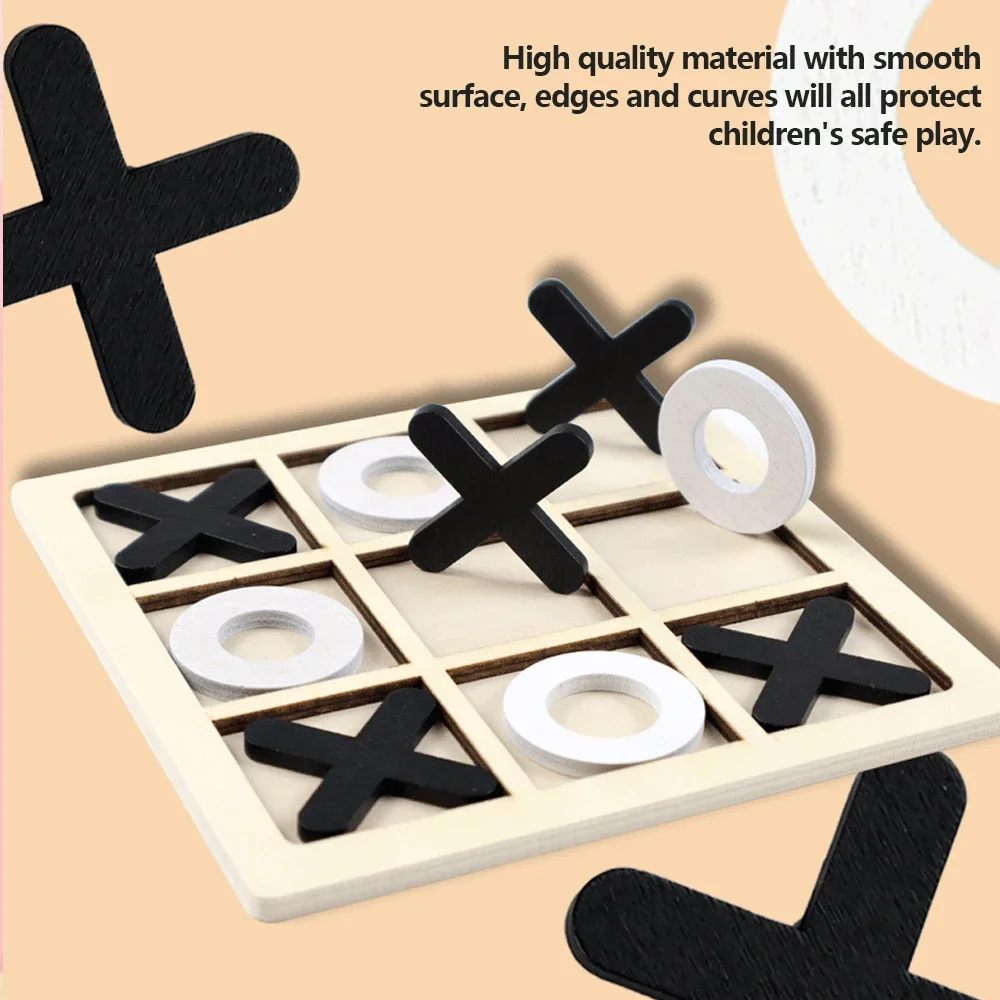 Juego de madera XO Tic Tac Toe - Board Game Quarto reseña y precio