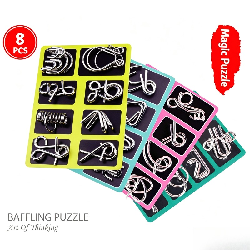 Juego de 8 Rompecabezas Metáli - Board Game Quarto reseña y precio