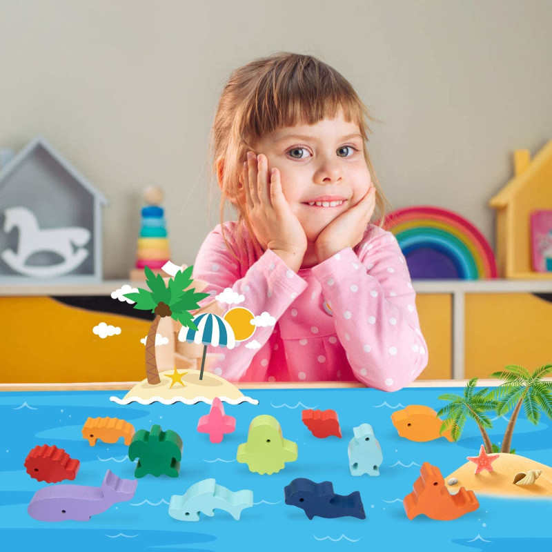 Nuevos niños Montessori bloque - Board Game Quarto reseña y precio
