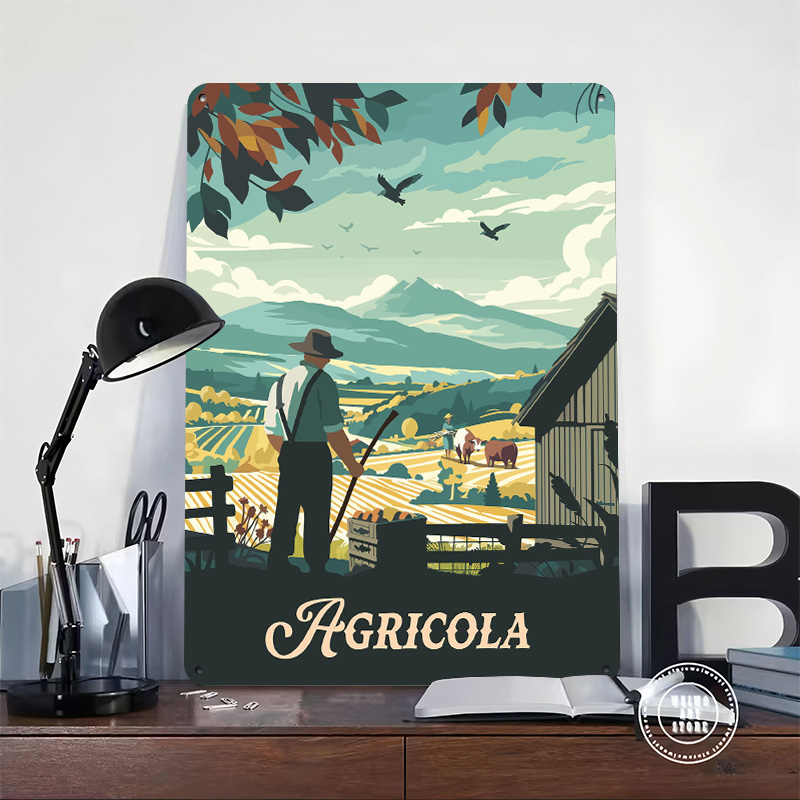 Póster Metálico con Textura 3D - Board Game Illustrator reseña y precio