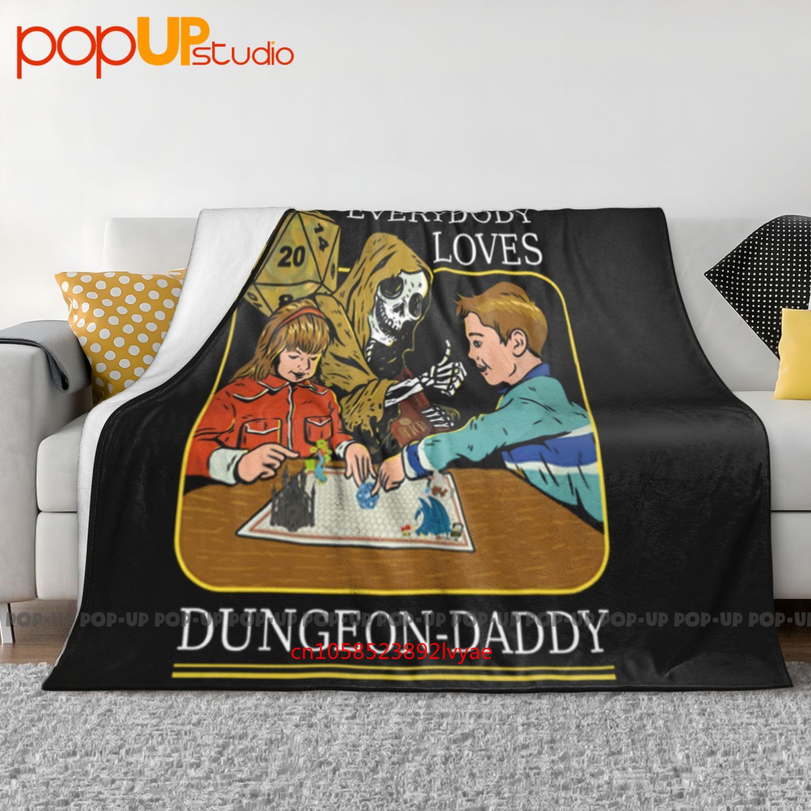 Rpg D20 Dice Dungeon Daddy Fan - Board Game Quilt reseña y precio