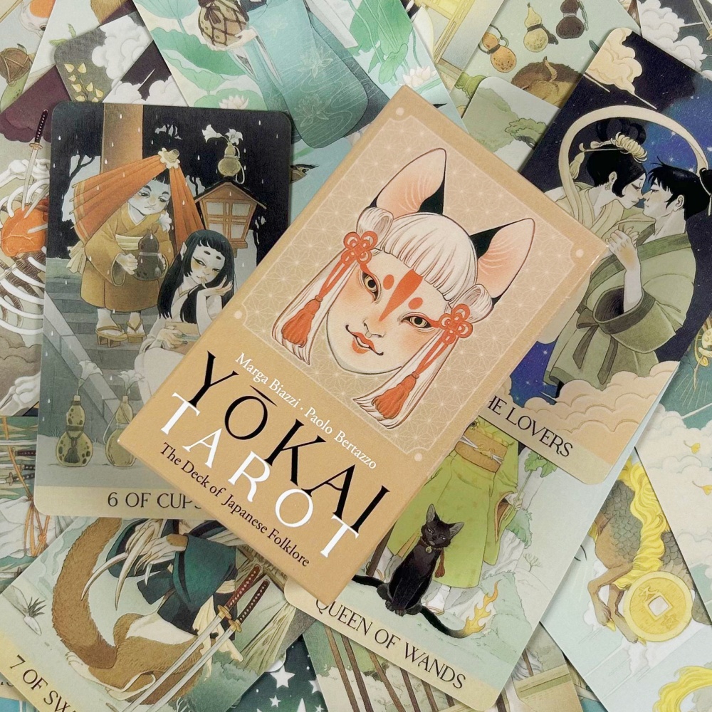 Baraja de tarot Yokai, 78 tarj - Board Game Illustrator reseña y precio