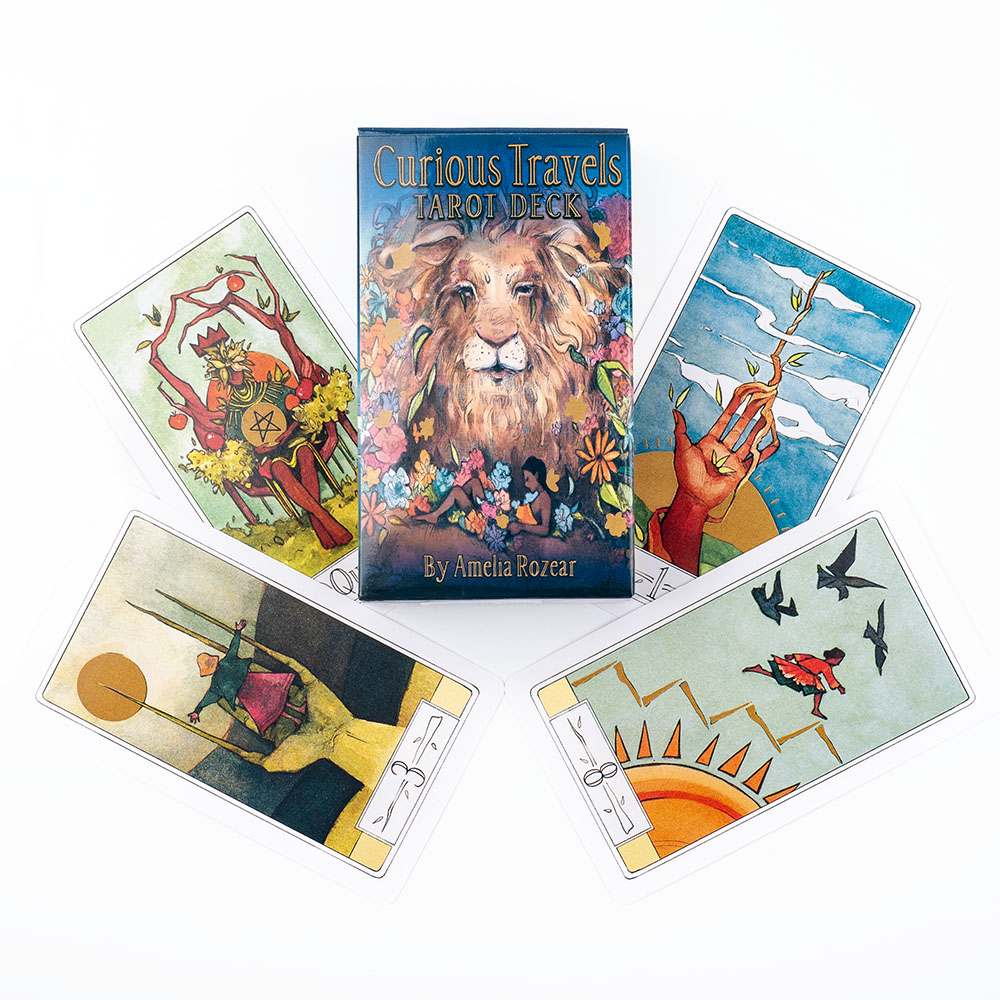 Tarot de viajes curiosidades,  - Board Game Illustrator reseña y precio