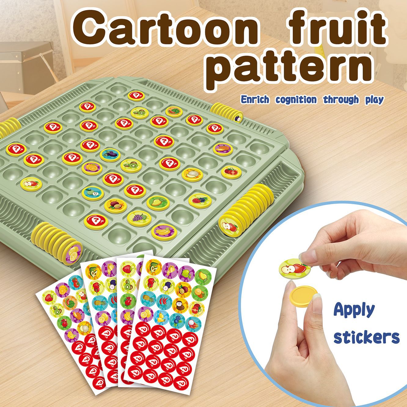 Fruta Flip ajedrez memoria par - Board Game Oath reseña y precio
