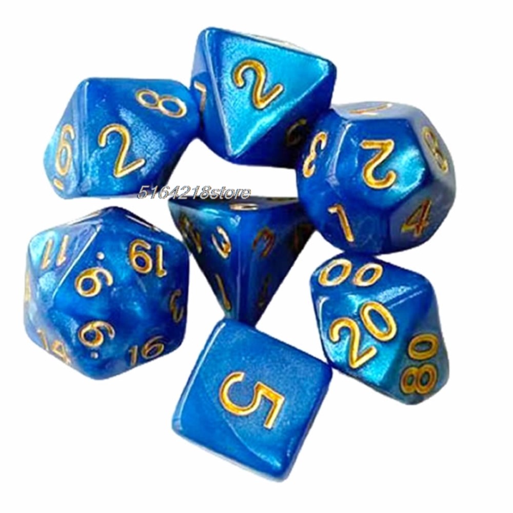 Juego de 7 dados para juegos d - Board Game Vector reseña y precio